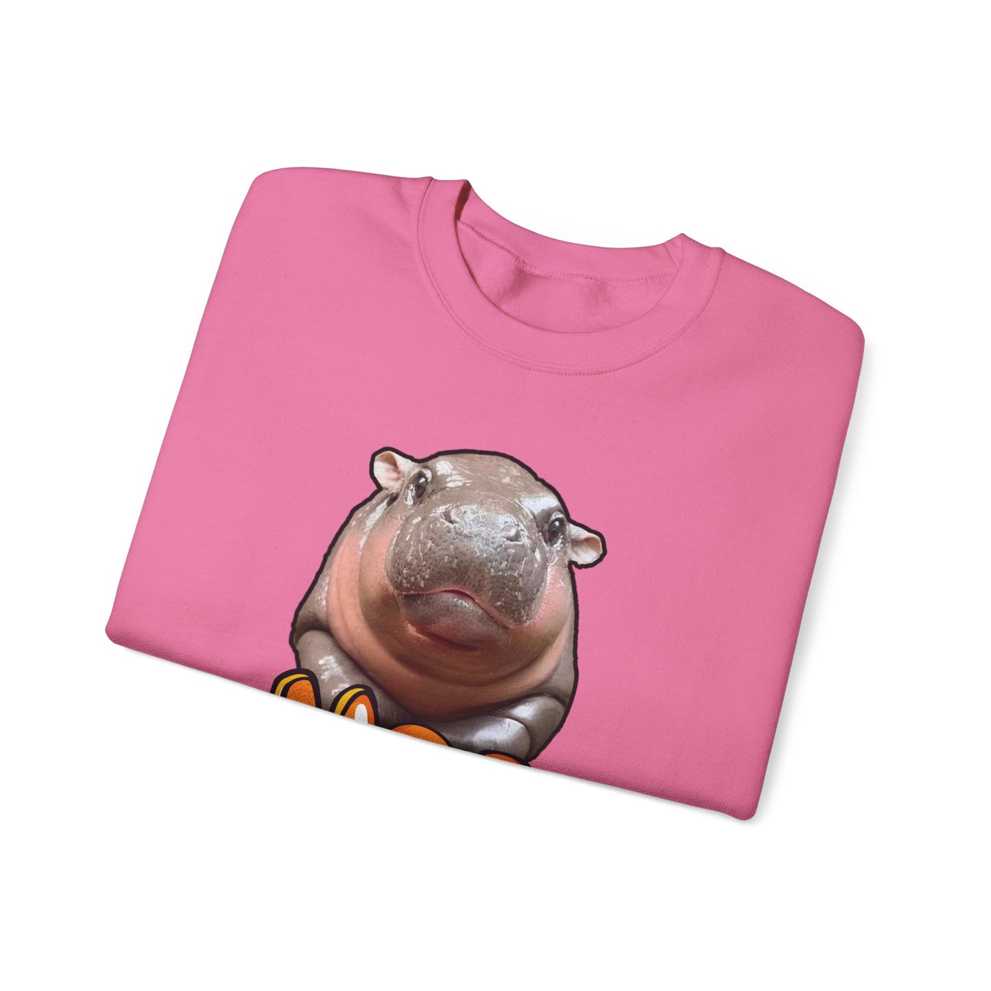 Adorable "Moo Deng" Pgmy Hippo Sweatshirt