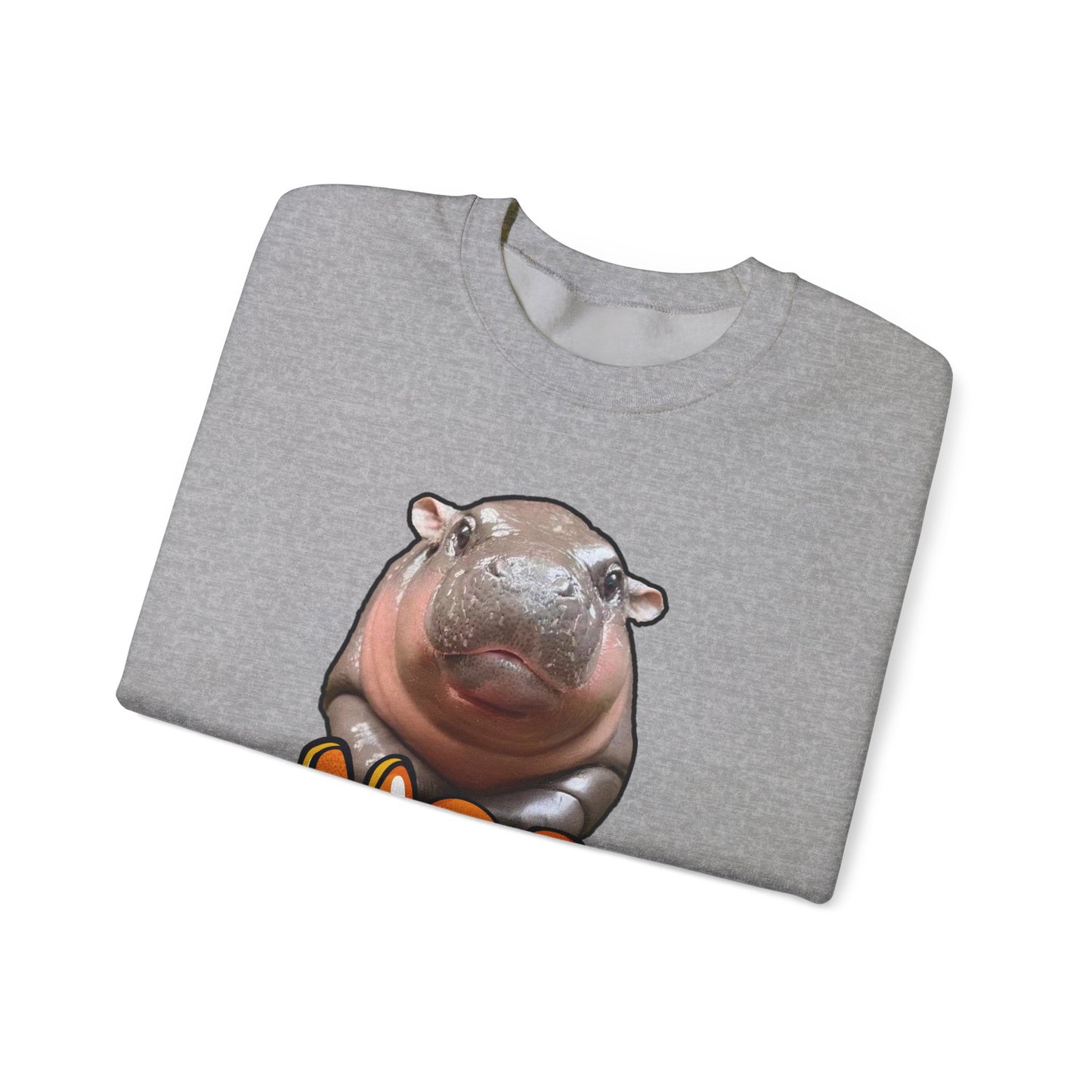 Adorable "Moo Deng" Pgmy Hippo Sweatshirt