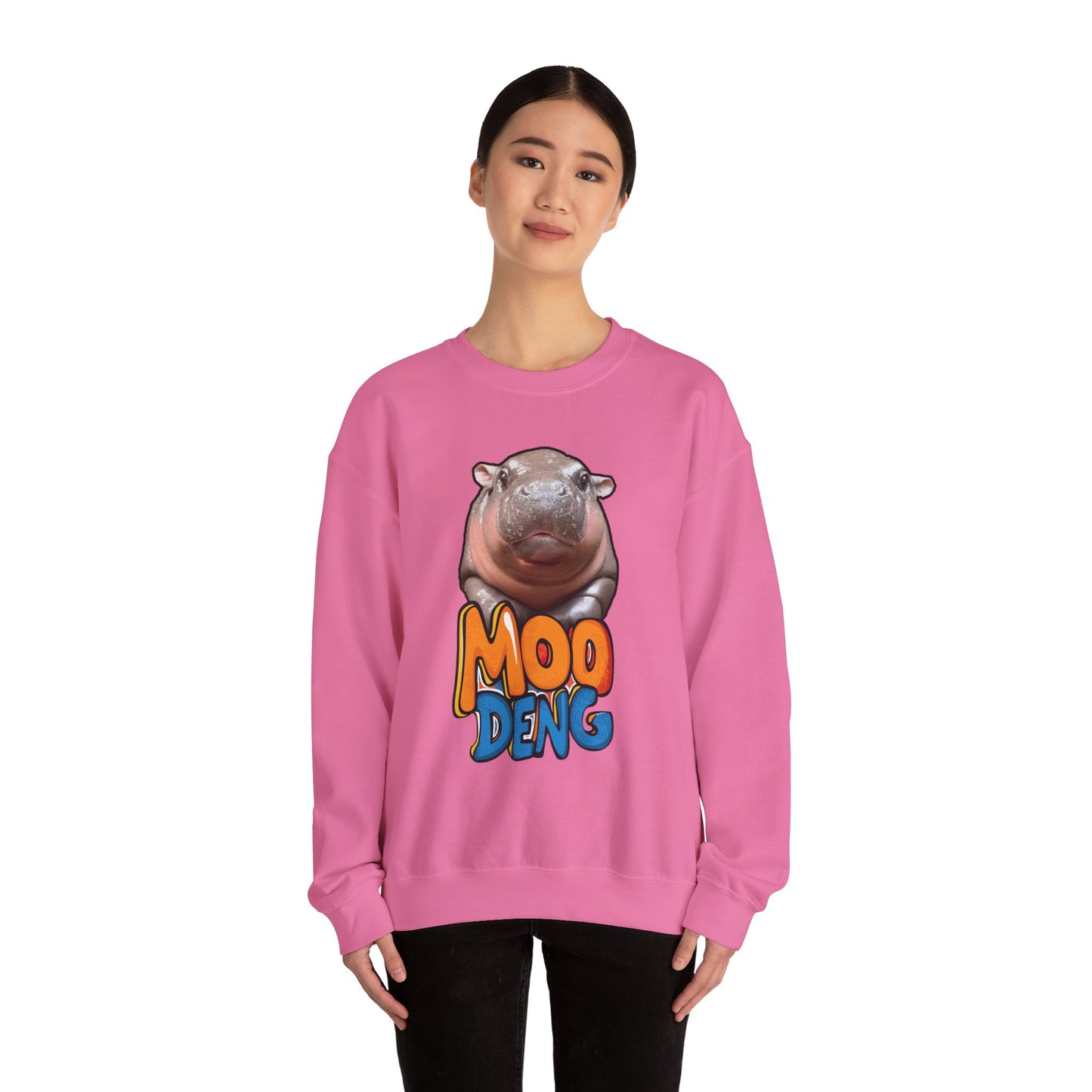 Adorable "Moo Deng" Pgmy Hippo Sweatshirt