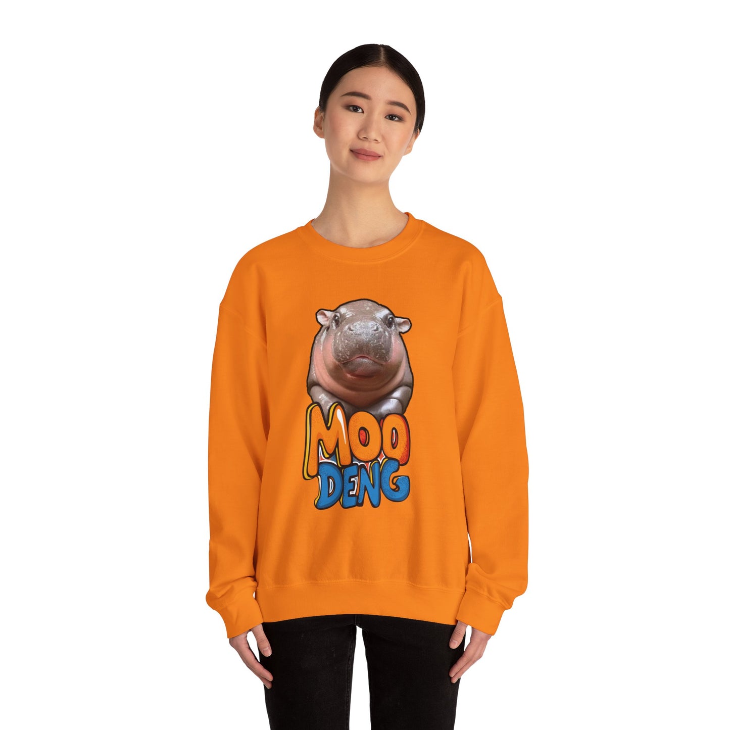 Adorable "Moo Deng" Pgmy Hippo Sweatshirt