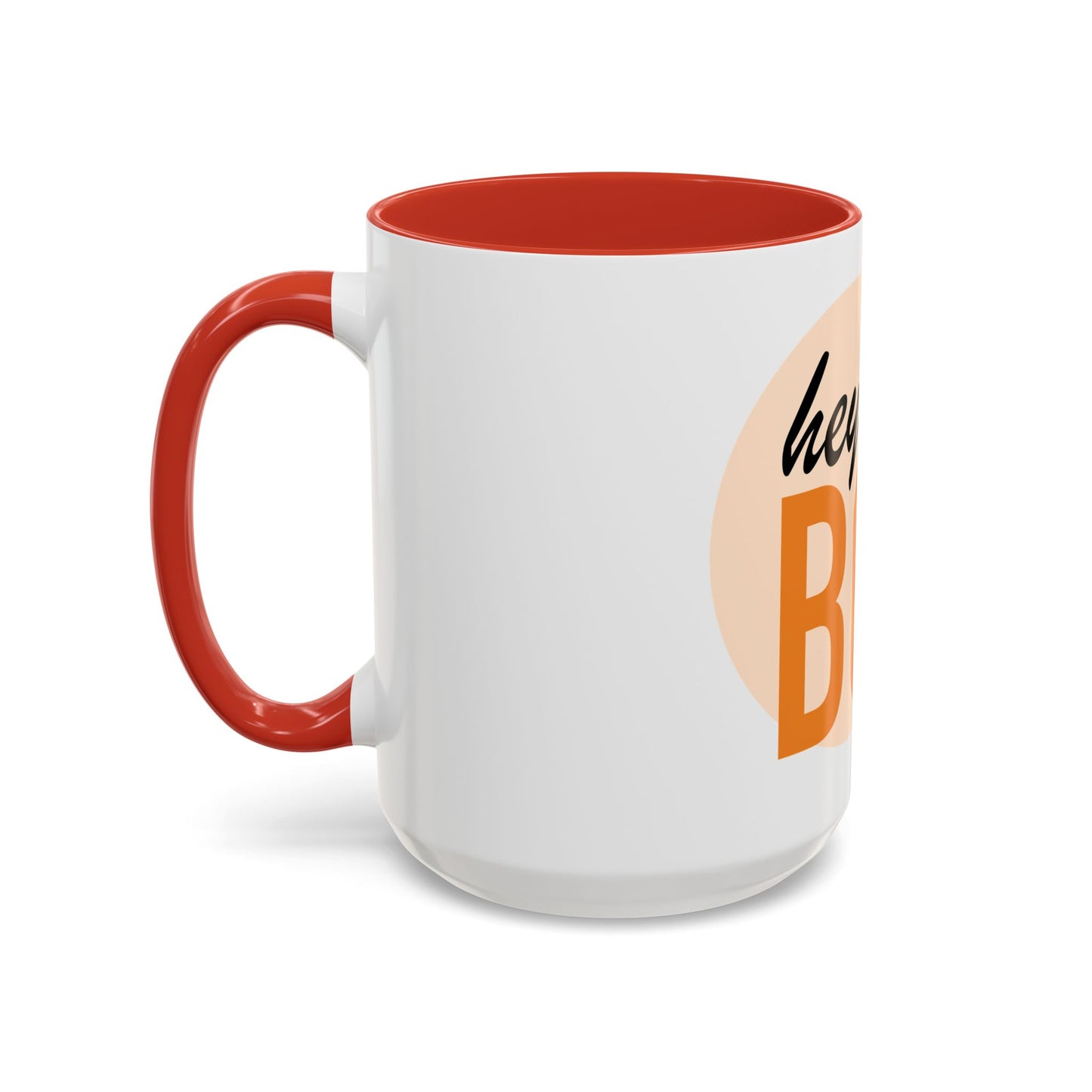 Coffee Mug, 'Hey Boo' Design