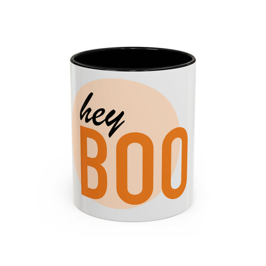 Coffee Mug, 'Hey Boo' Design