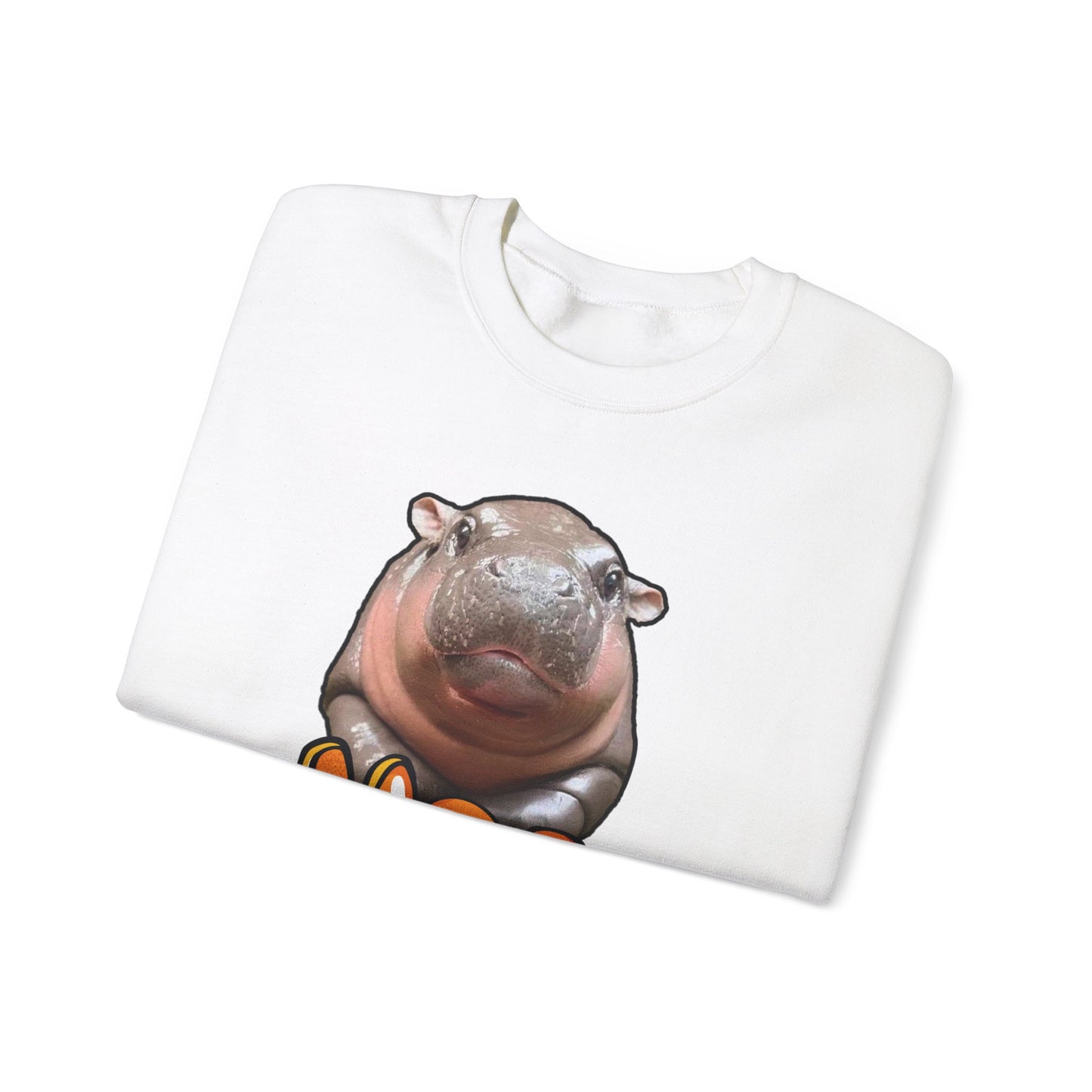 Adorable "Moo Deng" Pgmy Hippo Sweatshirt