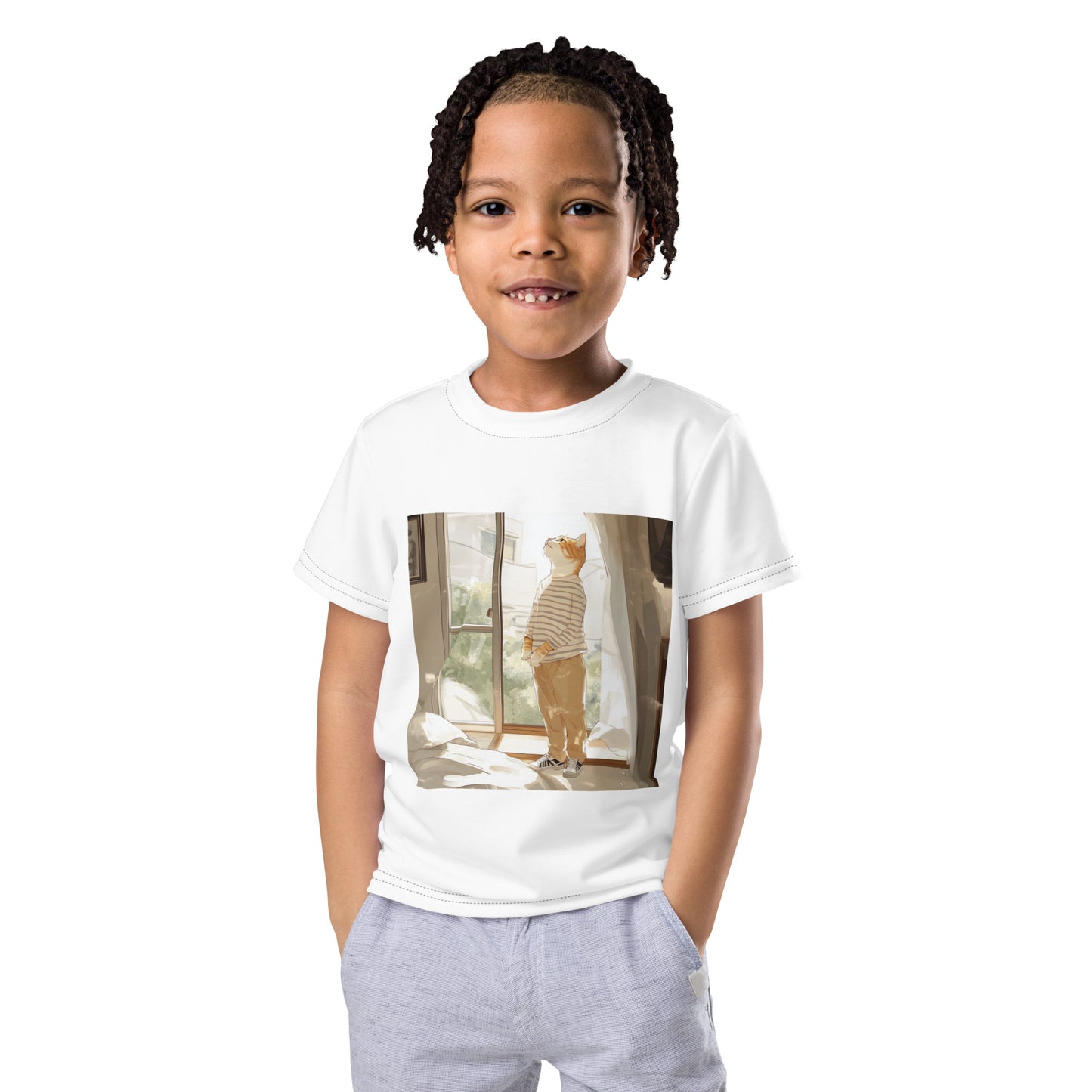 Kid's Sunny day Cat T-Shirt