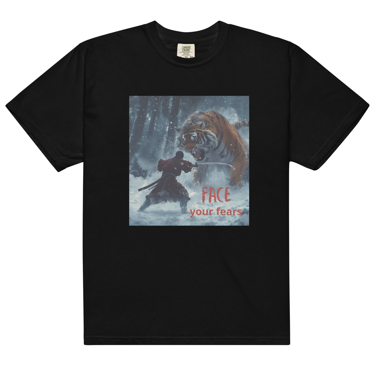 Samurai vs. Tiger "Face Your Fears" T-shirt