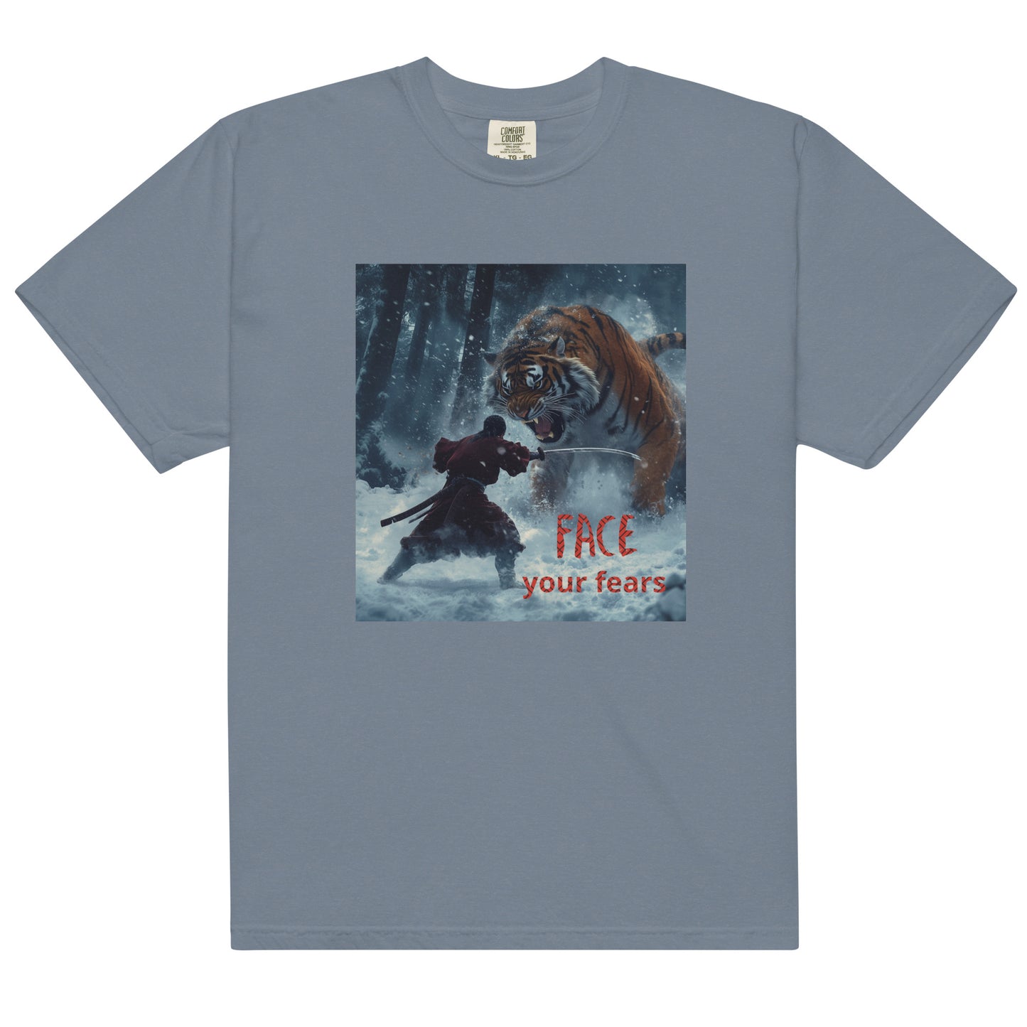 Samurai vs. Tiger "Face Your Fears" T-shirt