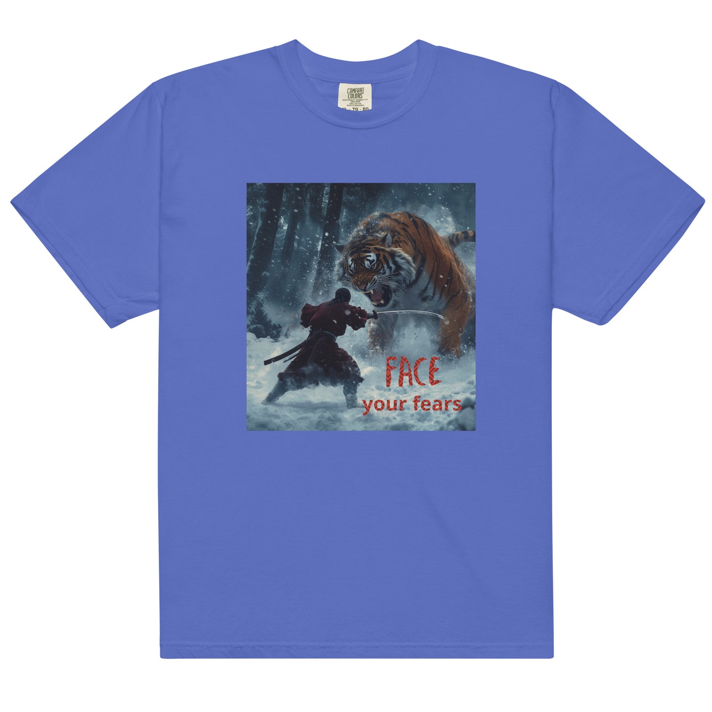 Samurai vs. Tiger "Face Your Fears" T-shirt