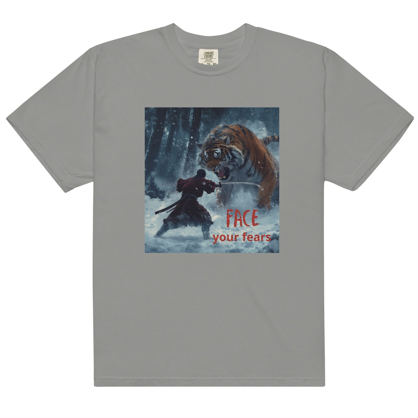 Samurai vs. Tiger "Face Your Fears" T-shirt