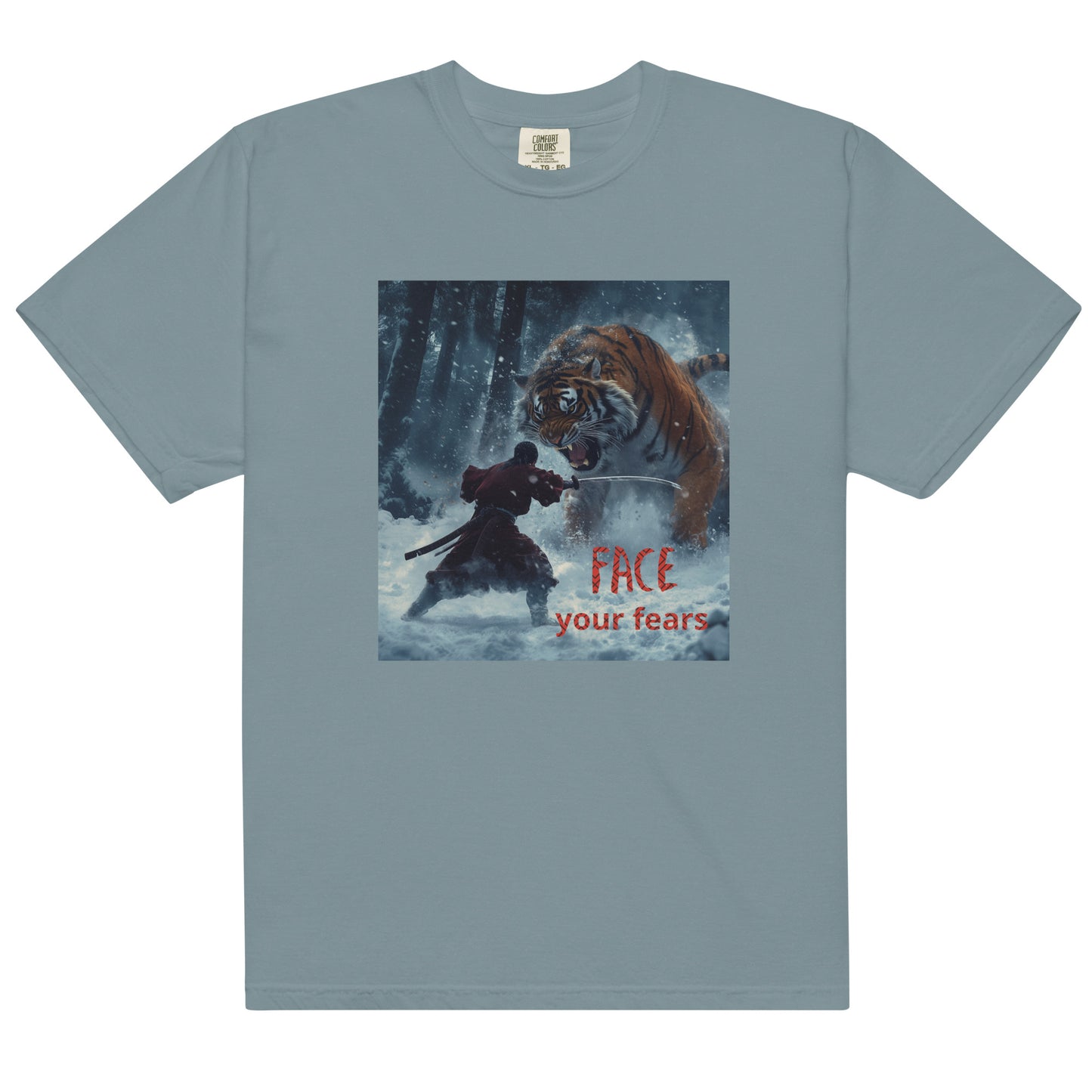 Samurai vs. Tiger "Face Your Fears" T-shirt